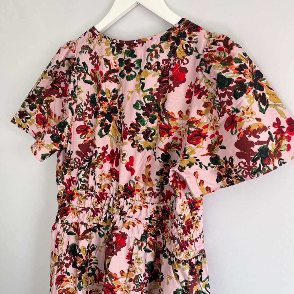 Anthropologie Floral Maxi Dress in Pink, Red, Yellow - Picture 11 of 11
